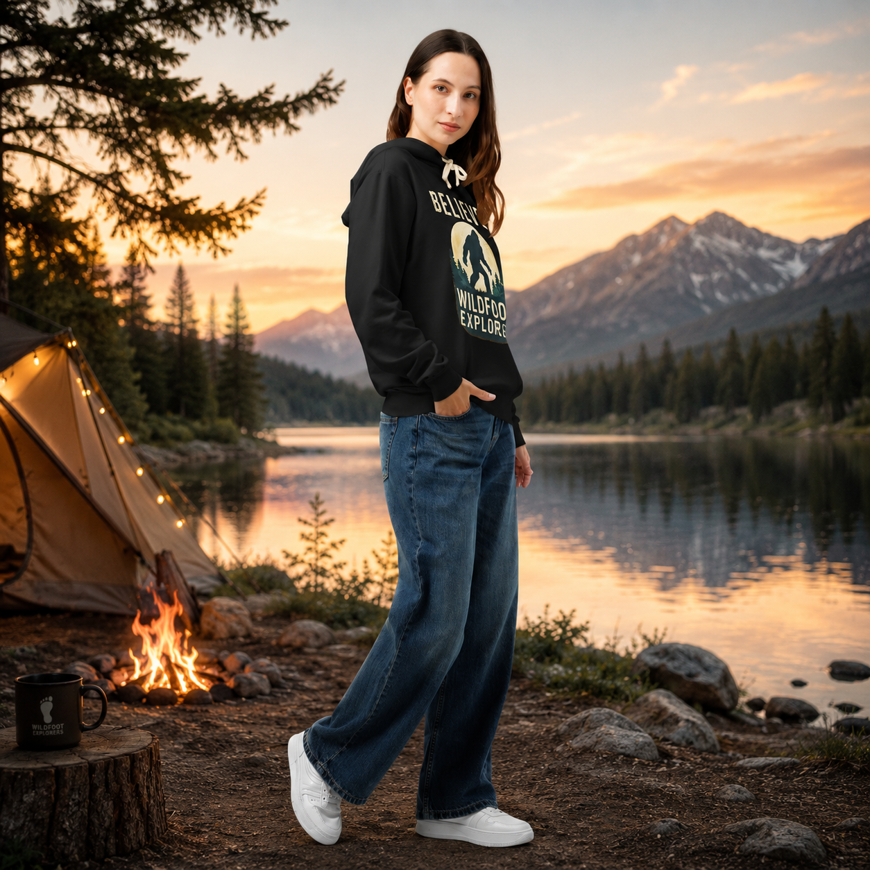 Wildfoot “Believe” Lightweight Hoodie