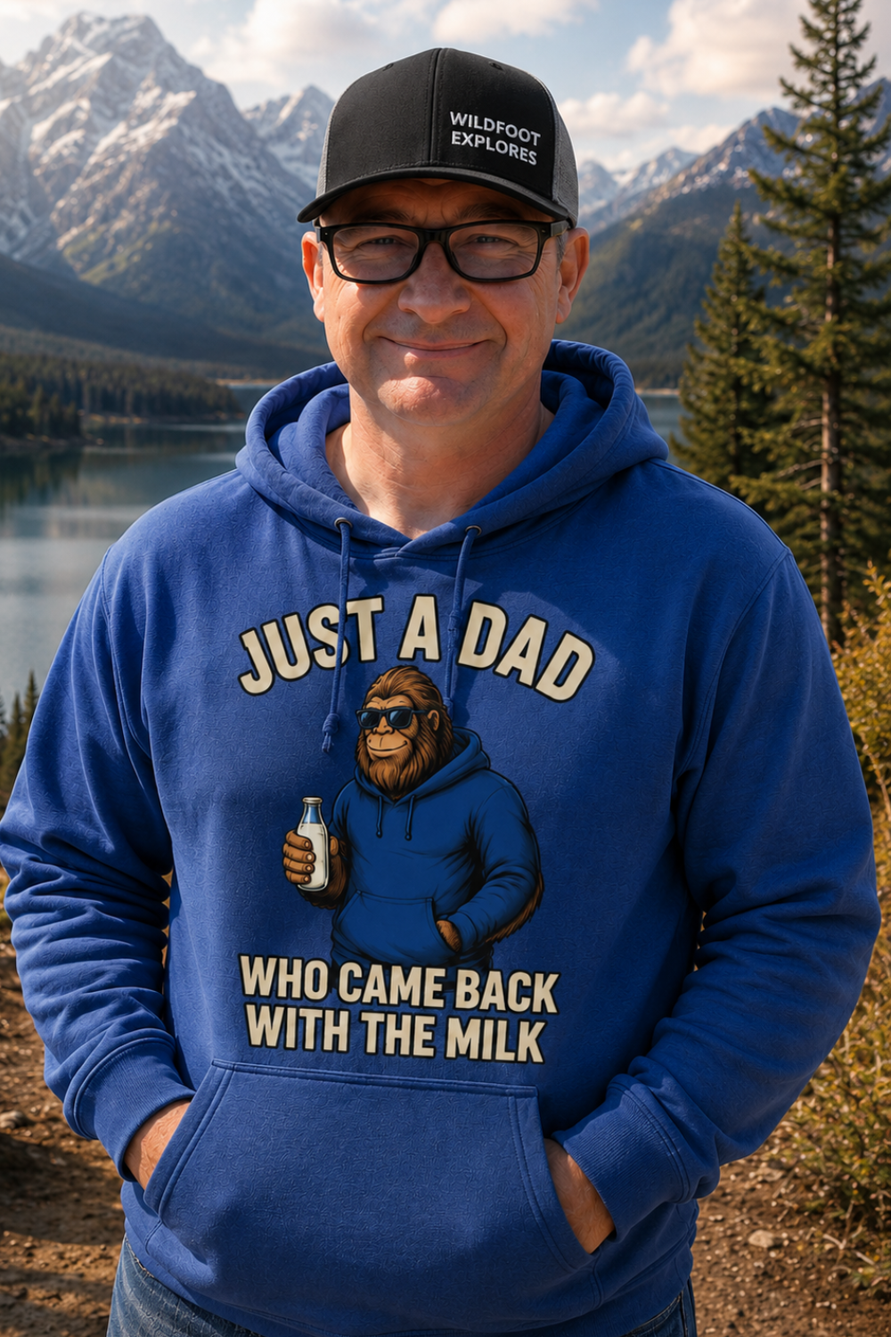 Just A Dad Who Came Back With The Milk Hoodie